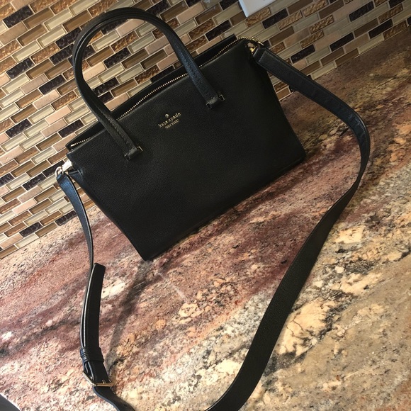 kate spade Handbags - Kate Spade Black Crossbody Satchel